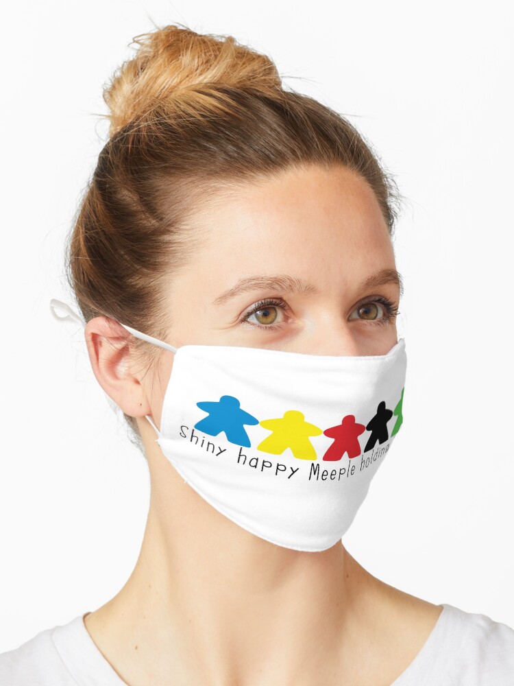 Thumbnail 1 of 5, Mask, Happy Meeple designed and sold by Ruth Robson.