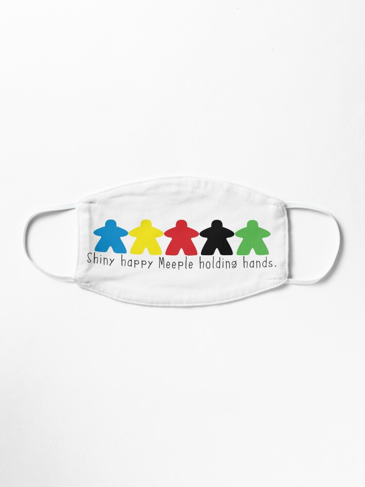 Alternate view of Happy Meeple Mask