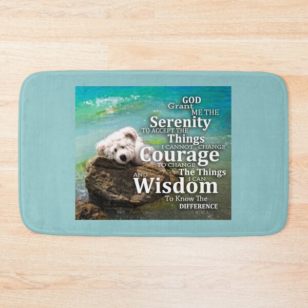Item preview, Adorable Teddy Bear Serenity Prayer - Sharon Cummings designed and sold by Sharon Cummings Art.