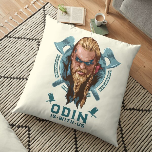 Odin is With Us Floor Pillow