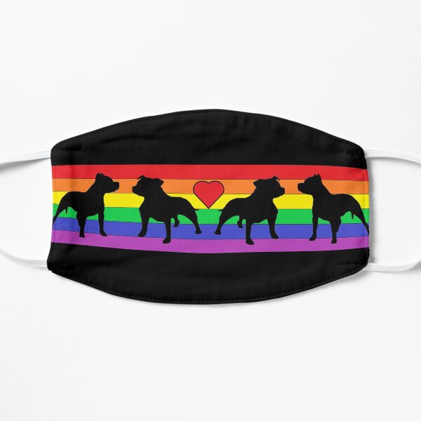Somewhere over the Rainbow - Staffie - Staffordshire Bull Terrier Mask