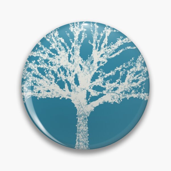 Item preview, White Tree Teal Background designed and sold by couragesings.