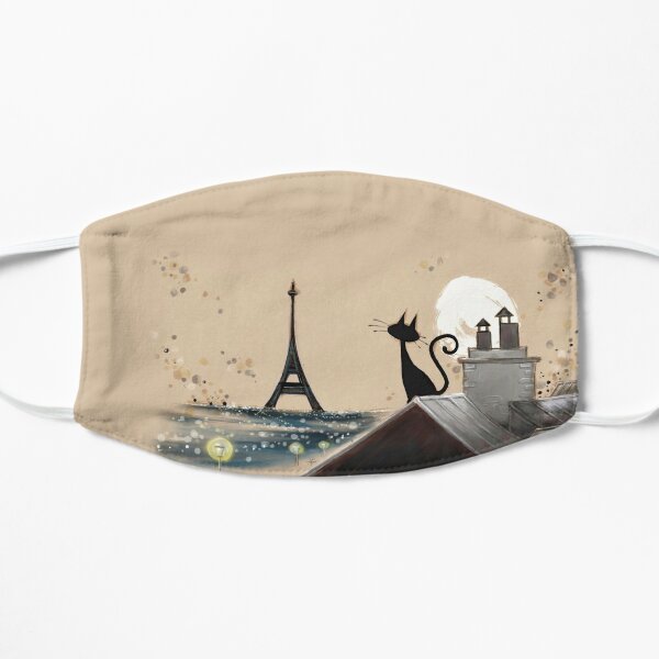 En los tejados de París Mascarilla plana