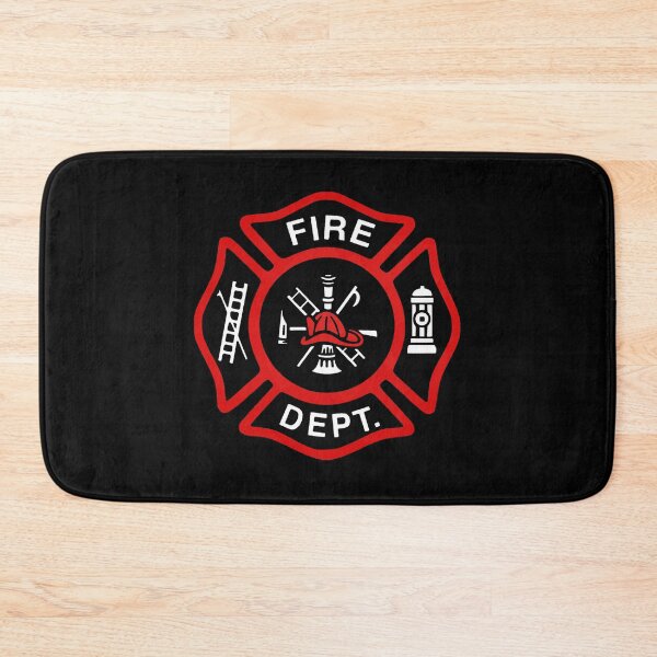 Item preview, Red Fire Department Badge designed and sold by Jerry Lambert.
