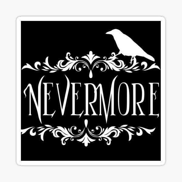 Nevermore Sticker