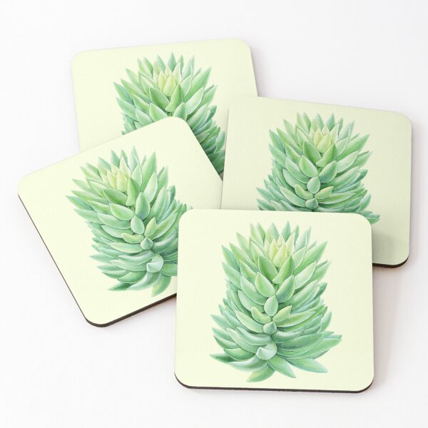 Item preview, Sedum Morganianum Succulent Watercolor Art designed and sold by BotanicPrints.