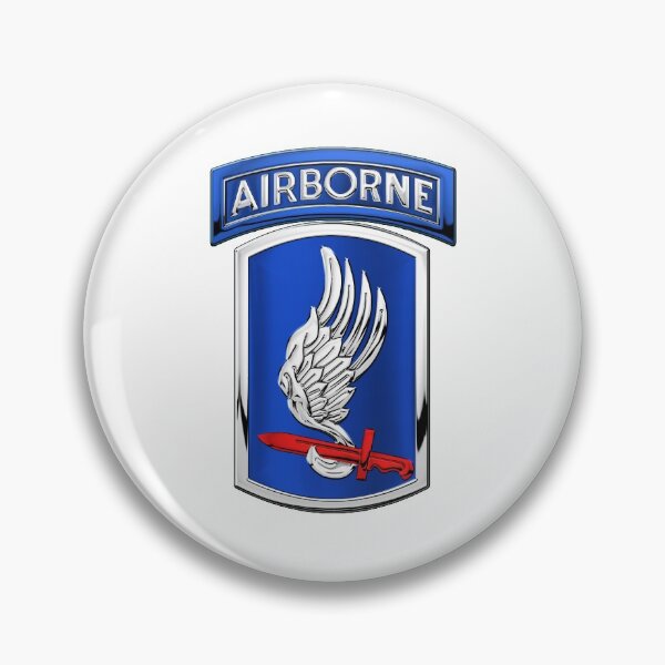 Item preview, 173rd Airborne Brigade Combat Team - 173rd ABCT Insignia over White Leather designed and sold by Serge Averbukh Art Studio.