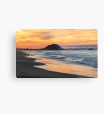 sunset at the Mount Metal Print