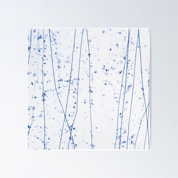 Item preview, Blue on White Glass Flecks designed and sold by Peace4Patti.