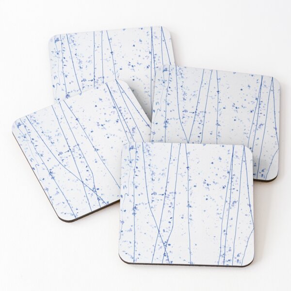 Item preview, Blue on White Glass Flecks designed and sold by Peace4Patti.