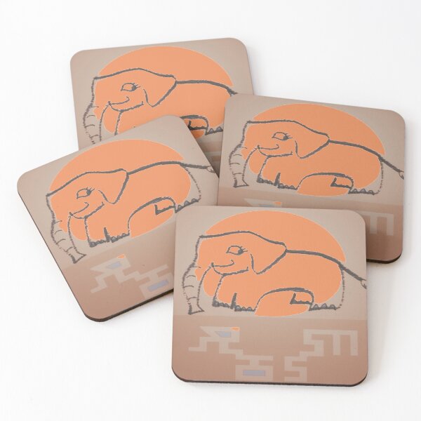 Item preview, Nzawu Elephant Kikongo-Lari-Sundi Mandombe Style designed and sold by ebigik.