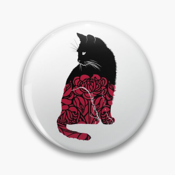 Item preview, Red Ornamental Kitty designed and sold by Sweetie Spicy.
