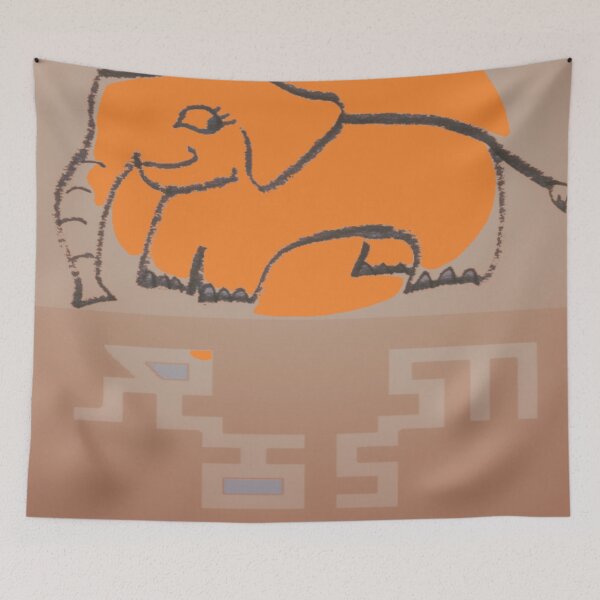 Item preview, Nzawu Elephant Kikongo-Lari-Sundi Mandombe Style designed and sold by ebigik.