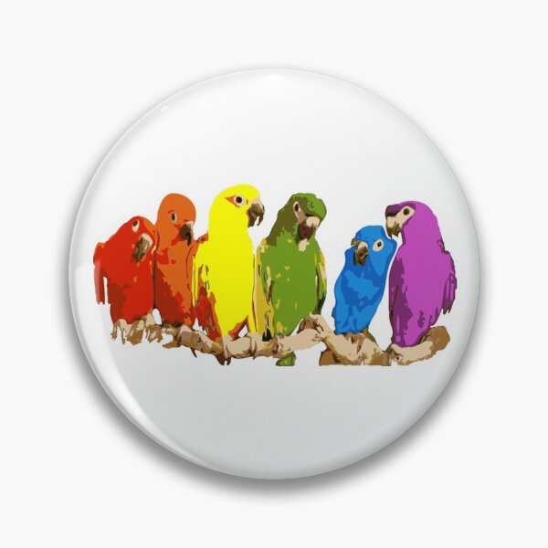 Item preview, RAINBOW PARROTS designed and sold by ROPATROKOLA.