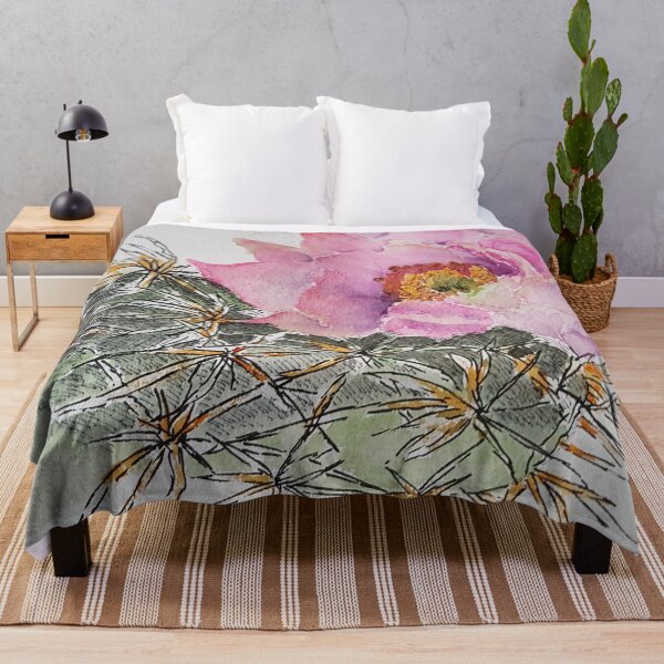 Item preview, blooming cactus, jodi epp water color and ink #findyourthing designed and sold by jeppart.