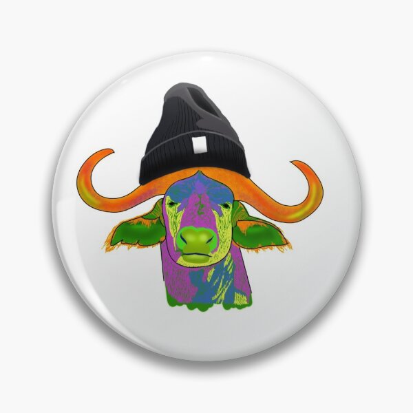 Item preview, Cape buffalo designed and sold by Courtney Jewett.