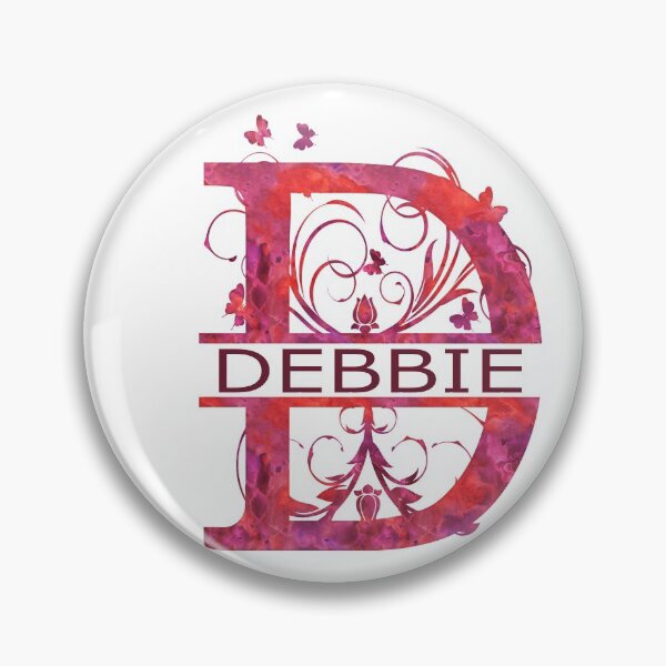 Item preview, Debbie | Girls Name Monogram | Watercolor and Butterflies designed and sold by PraiseQuotes.