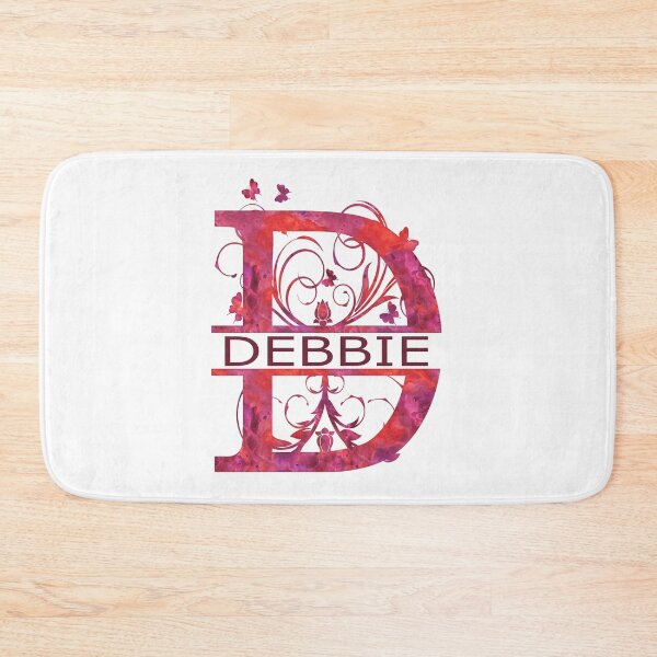 Item preview, Debbie | Girls Name Monogram | Watercolor and Butterflies designed and sold by PraiseQuotes.