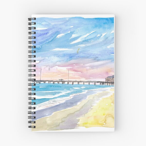 Aperçu de l'œuvre Jetée des Outer Banks à Nags Head au coucher du soleil créée et vendue par artshop77.