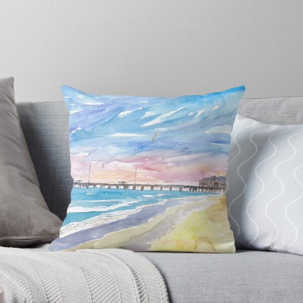Aperçu de l'œuvre Jetée des Outer Banks à Nags Head au coucher du soleil créée et vendue par artshop77.