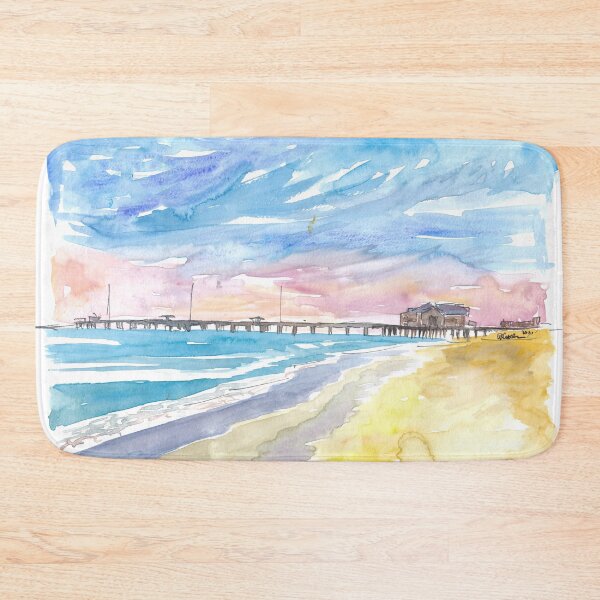 Item preview, Outer Banks Pier At Nags Head At Sunset designed and sold by artshop77.