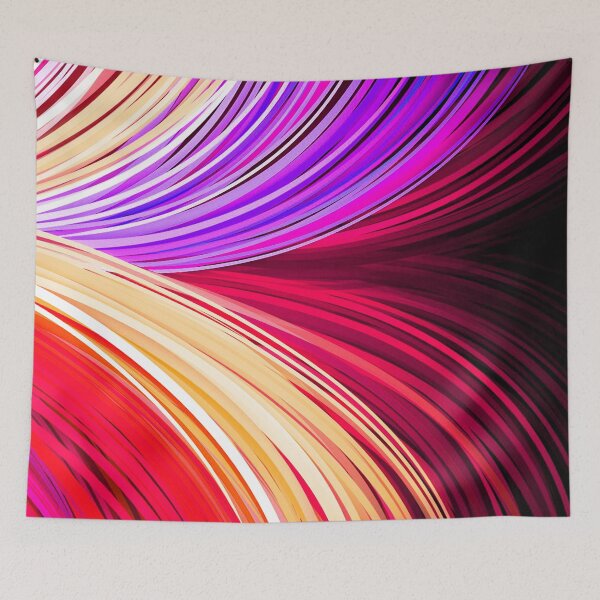 Item preview, Parting Ways Multicolor Flowing Waves designed and sold by mwagie.
