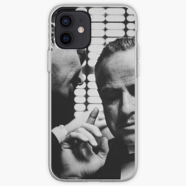 Affiche du film Le Parrain don Marlon Brando Coque souple iPhone