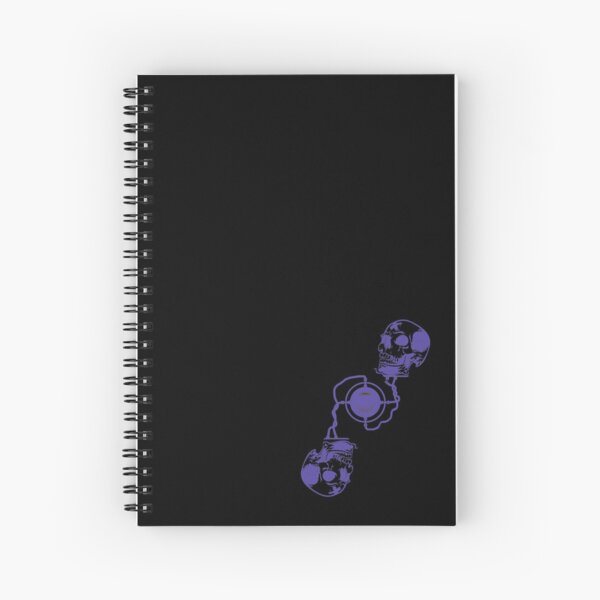 Skull design Spiral Notebook