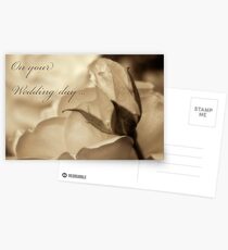 Romance in sepia - Wedding Postcards