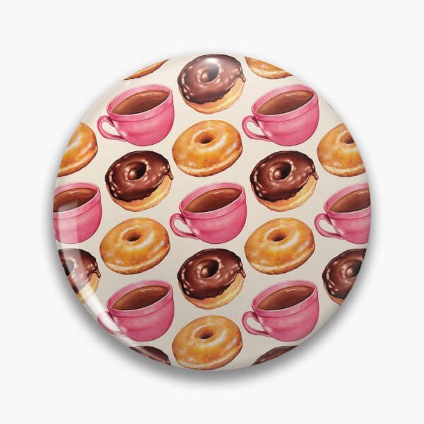 Item preview, Coffee & Donuts Pattern designed and sold by Kelly  Gilleran.