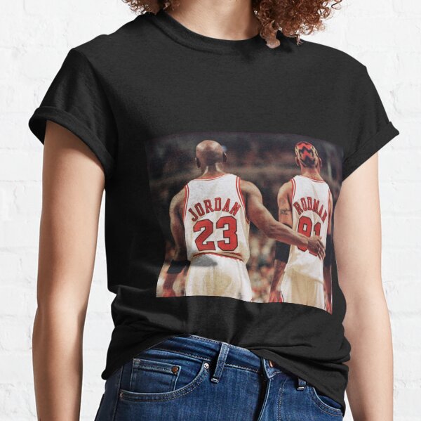 Michael Jordan y Dennis Rodman Camiseta clásica