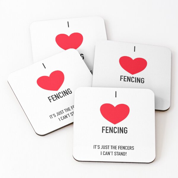 Item preview, I love fencing....mostly. designed and sold by refrshDesign.