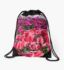 Tulips galore Drawstring Bag