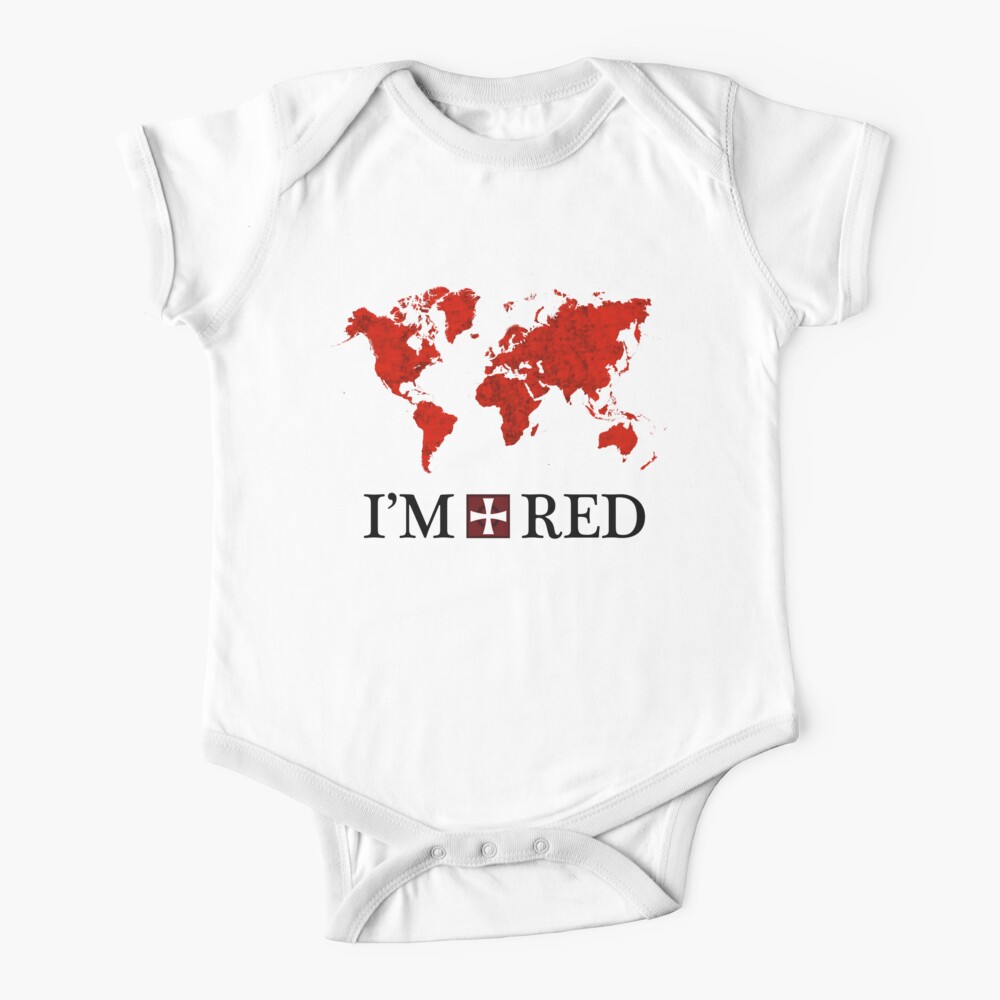 one piece red tshirt