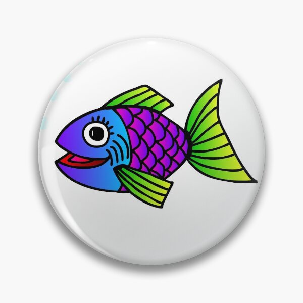 Item preview, Happy Fish designed and sold by GemmasGems.