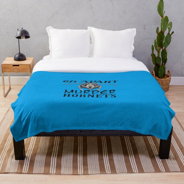 Stay More Than 6ft Apart from Murder Hornets Throw Blanket