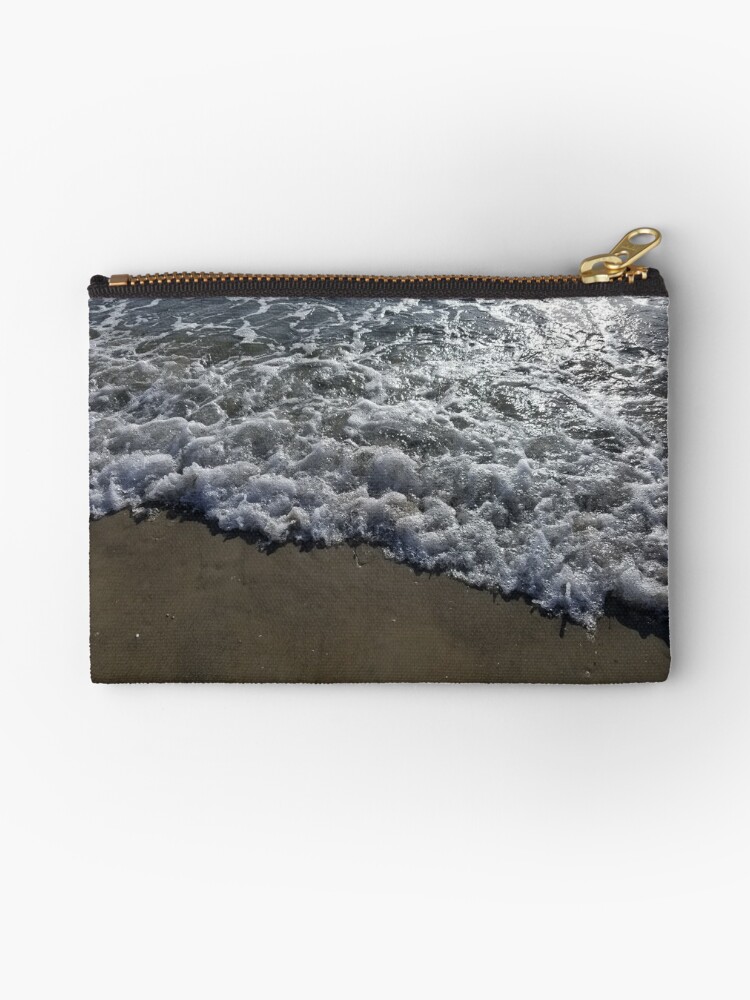 Thumbnail 1 of 4, Zipper Pouch, Ocean on the Beach designed and sold by Heather Gaffney.
