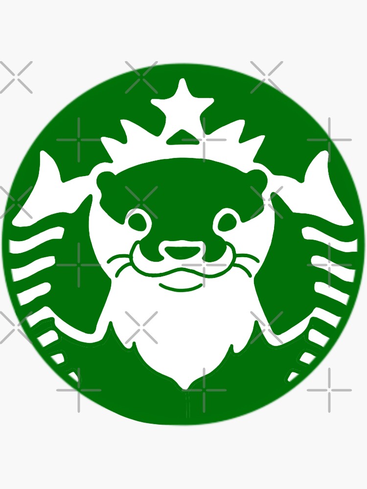 Thumbnail 3 von 3, Sticker, Otter Meerjungfrau designt und verkauft von OtterShop.