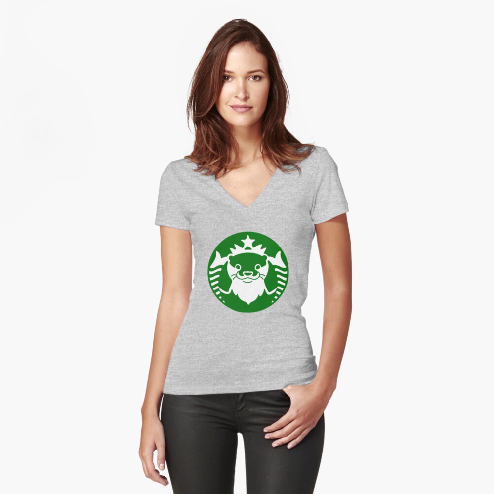 Artikel-Vorschau von Tailliertes T-Shirt mit V-Ausschnitt, designt und verkauft von OtterShop.