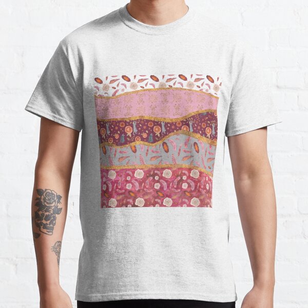 Rolling hills of cats, feathers and roses Classic T-Shirt