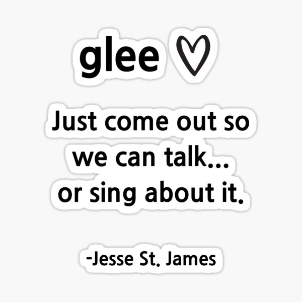 Vista previa del artículo con la obra «Glee - Jesse St. James», diseñado y vendido por saidwithwit.