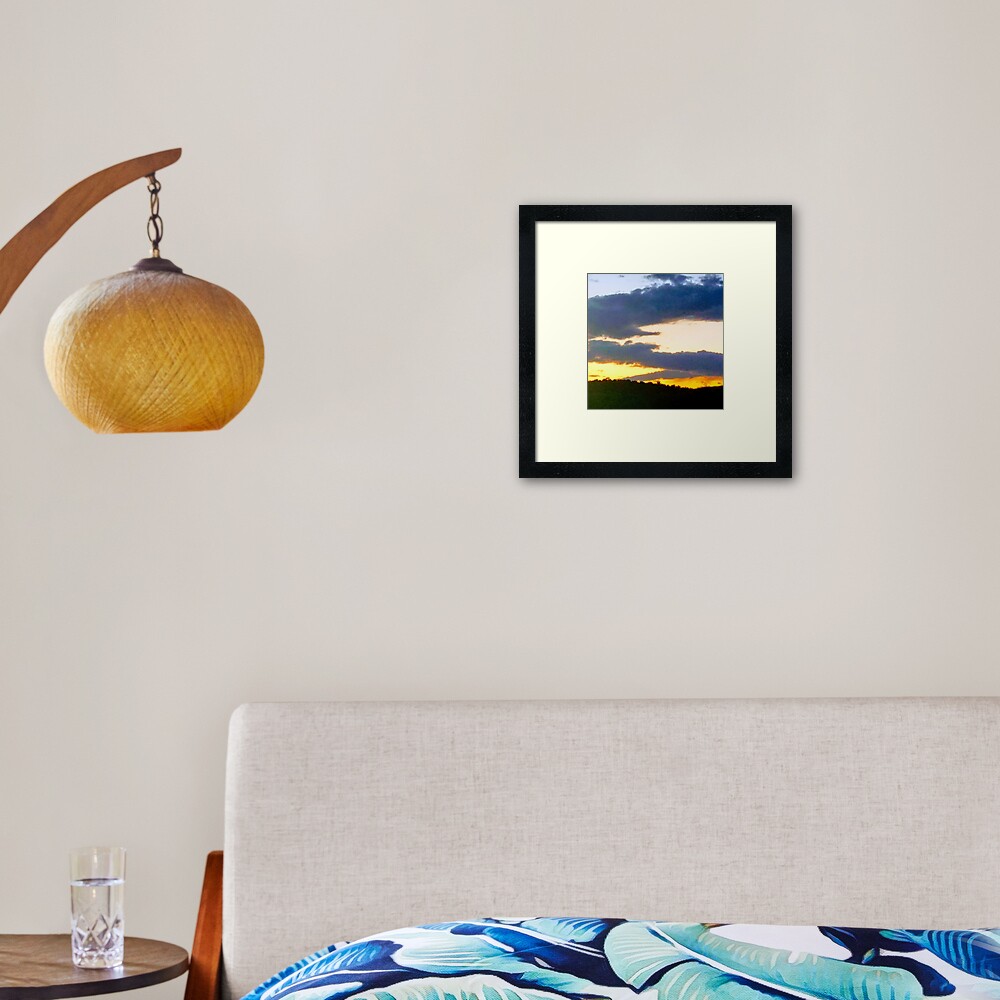 Sunset in Western Maryland 1 Framed Art Print