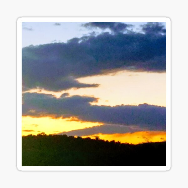 Sunset in Western Maryland 1 Sticker