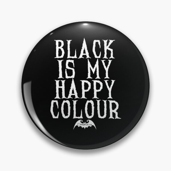 Item preview, Black is my happy colour - UK  designed and sold by Orphea333.