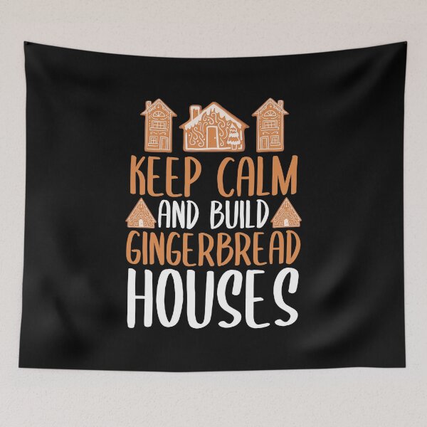 Item preview, Keep Calm And Build Gingerbread Houses Christmas Gift designed and sold by haselshirt.