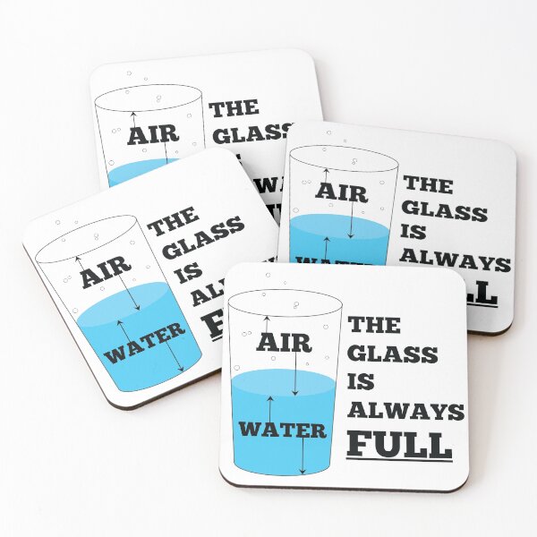 Item preview, The glass is always full. designed and sold by OffensiveFun.