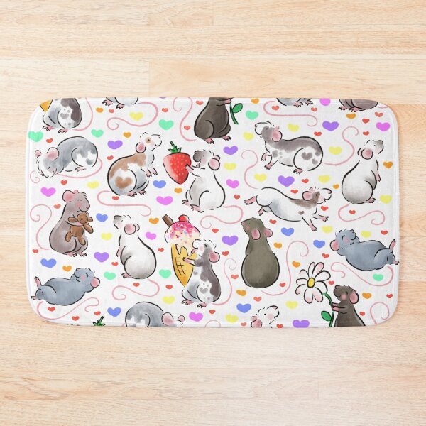 Item preview, I love rats  designed and sold by Whimsicolourart.