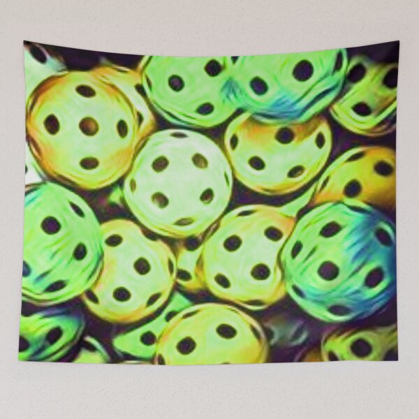 Item preview, Pickleball Yellow Balls Sport Fun designed and sold by mwagie.