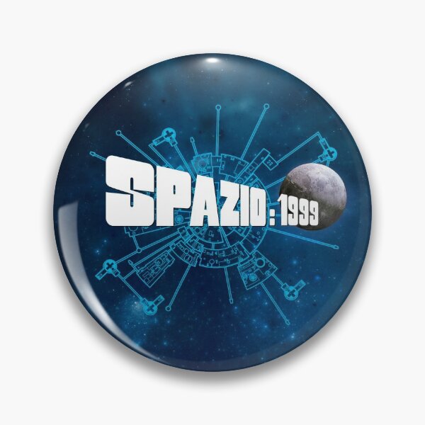 Item preview, SPAZIO: 1999 LOGO + MOON + NEBULA BKGND2 designed and sold by sorellarium13.