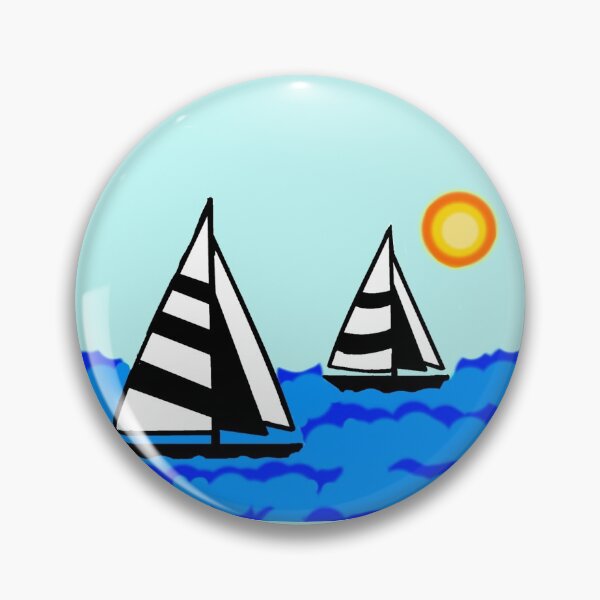 Item preview, two sailboats the sea and the sun designed and sold by loiret1958.